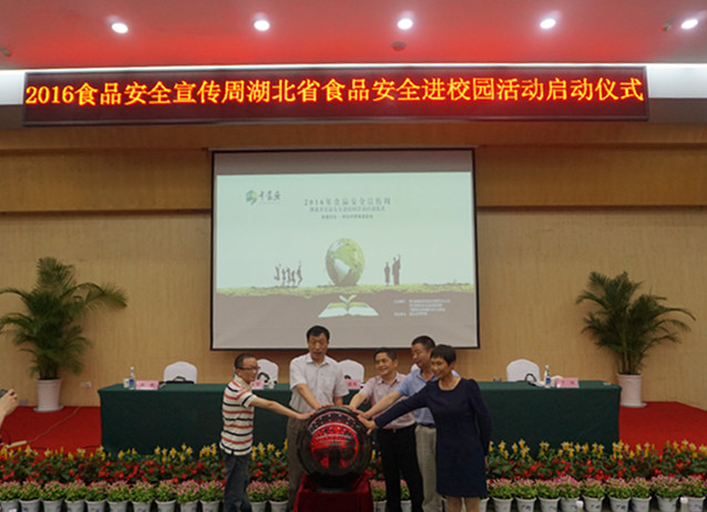 与会领导共同启动启动球