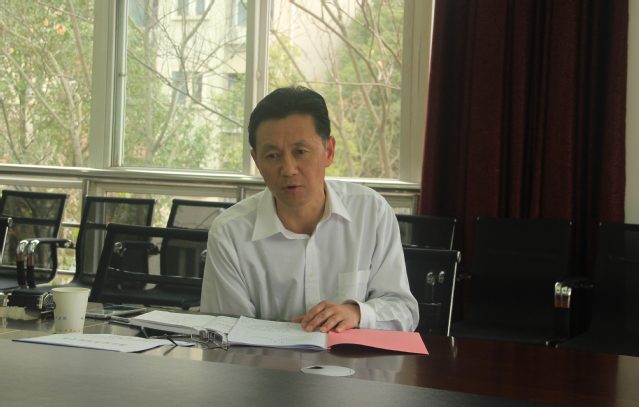 资产与设备管理处处长戴顺斌讲话