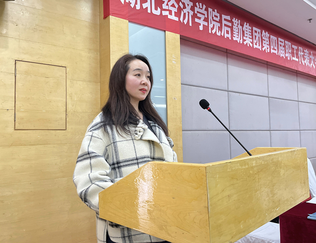 财务部主任熊妍作财务工作报告